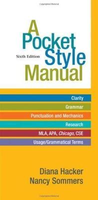 A Pocket Style Manual by Hacker, Diana; Sommers, Nancy
