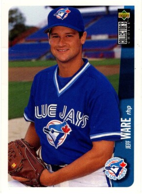 1996 Upper Deck Baseball Jeff Ware No. 752 Toronto Blue Jays