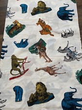 Safari Animals Print Cotton Fabric BTY