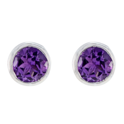 fascinating Amethyst 925 Sterling Silver Purple Natural suppiler US gift