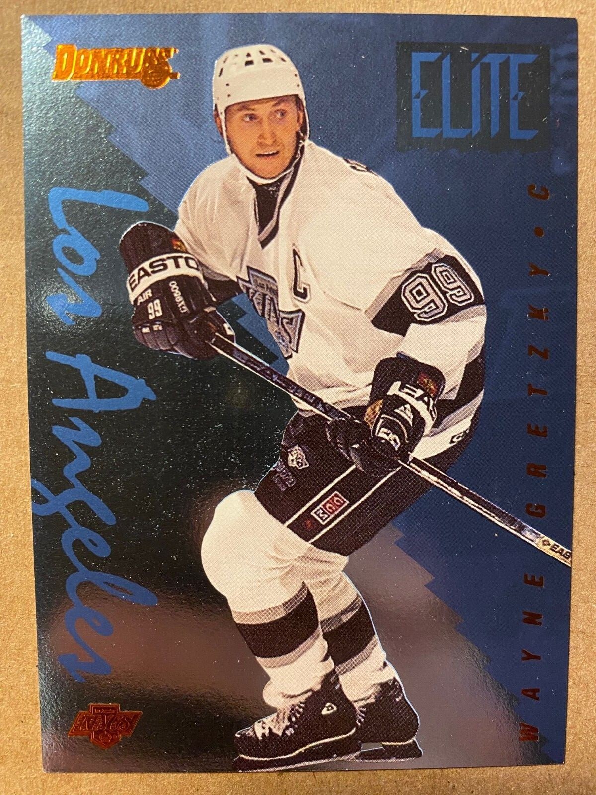 WAYNE GRETZKY /10,000  1995-96 Donruss Elite Series Inserts #7 LOS ANGELES KINGS