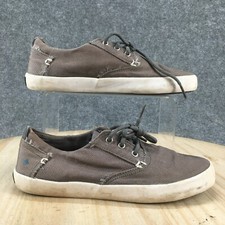 Sperry Top Sider Shoes Youth 4 M Bodie Sneakers Taupe Fabric Comfort YB59757