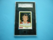 1979 1979/80 PANINI ICE HOCKEY STICKER #59 THOMAS TOM LYSIAK SGC 9 MINT SHARP+