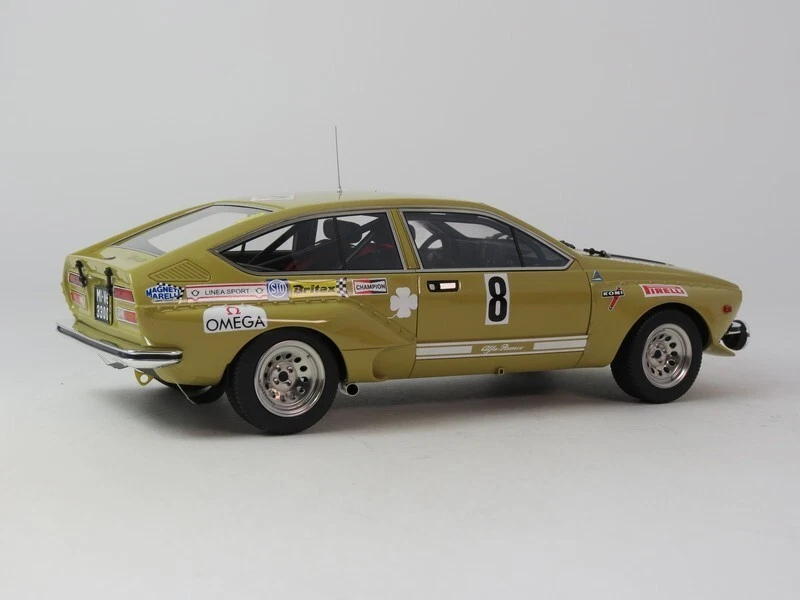 LS Collectibles Alfa Romeo GT Gr.2 #8 Svizzero Rally 4 Regioni 1975 1/18 LS087C - Immagine 3 di 3
