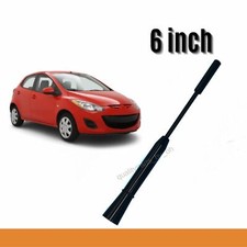 6 Replacement Black Mast Amfm Radio Aerial Antenna For Mazda 2 2012-2019 6 Replacement Black Mast Amfm Radio Aerial Antenna For Mazda 2 2012-2019
