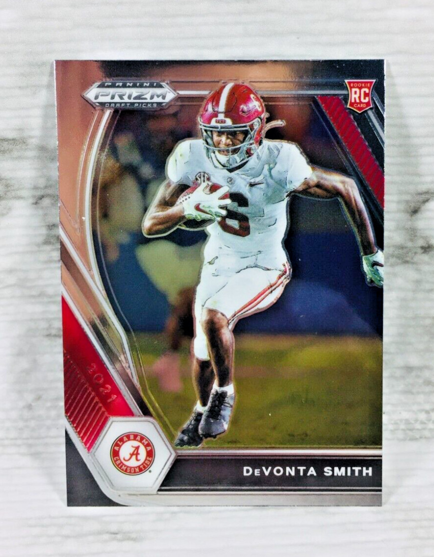 2021 PANINI PRIZM DRAFT PICKS #101 DEVONTA SMITH RC ROOKIE CARD (ALABAMA)