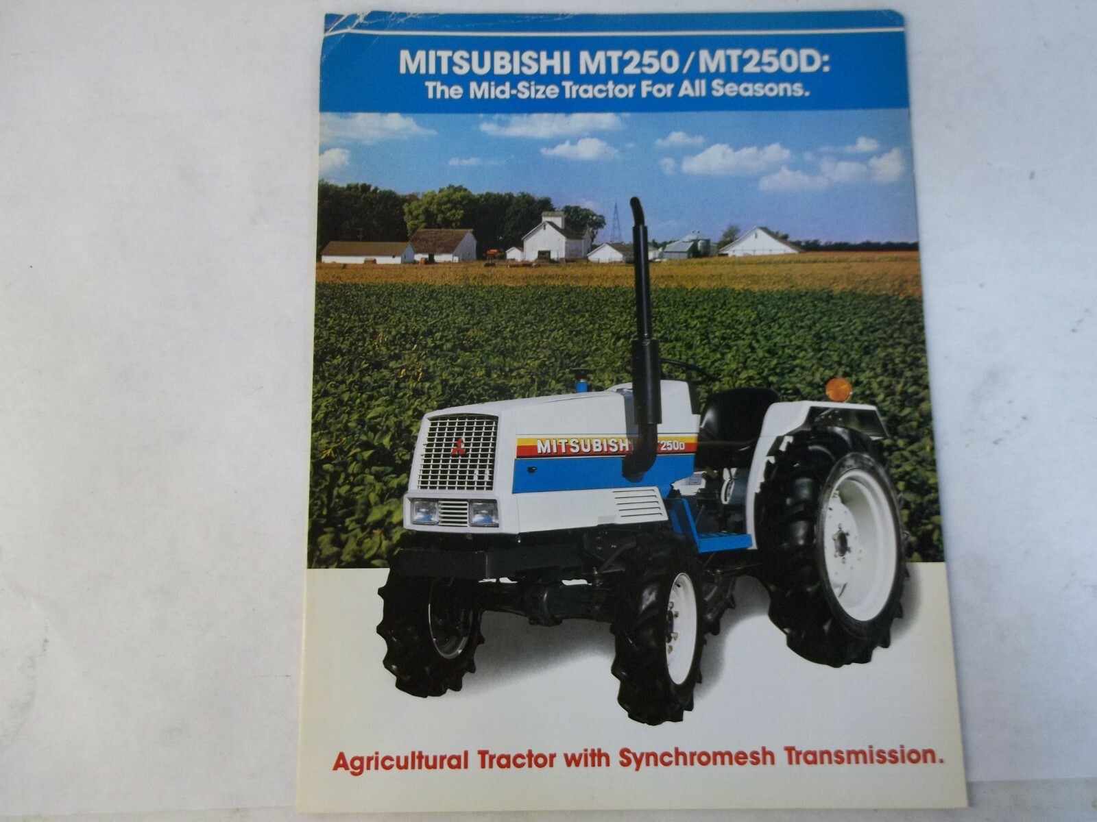 Mitsubishi MT250 MT250D Tractor Brochure eBay