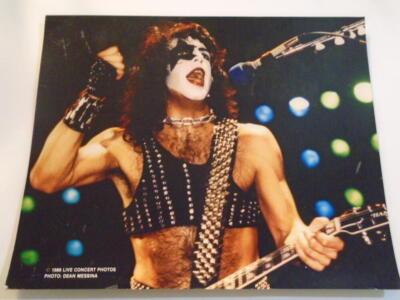 Kiss Band Paul Stanley 1986 Live Concert Photos Dean Messina
