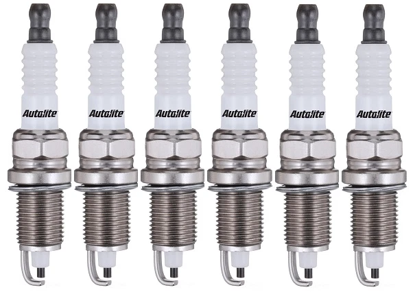 6 X AUTOLITE COPPER CORE SPARK PLUG FOR MERCEDES BENZ 260E W124 M103.940 2.6L I6 Foto 2 de 2