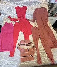Pink Women’s LOT OF 6pcs stretchy FashionNova Boutique Mix Sweater Dress Sets-M
