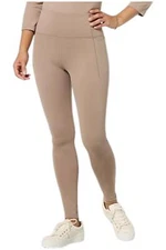 Joy Performance Women's Ultra Smooth Luxe Legging w/Pockets Taupe