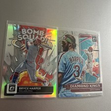 Bryce Harper Optic Prizm Bomb Squad Silver/diamond Kings