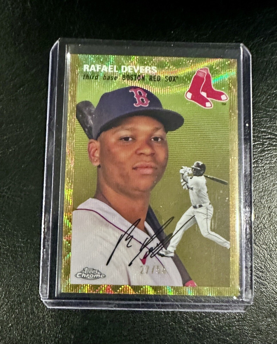 2023 Topps Chrome Platinum Rafael Devers Gold Prism 27/50!? | eBay