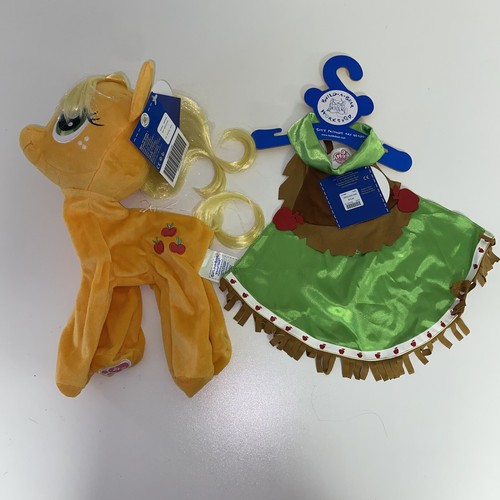 2014 BUILD A BEAR MLP My Little Pony Applejack unstuffed Plush With Cape