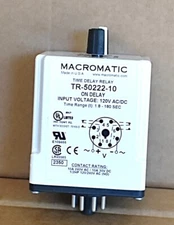 MACROMATIC TR-50222-10 Time Delay Relay