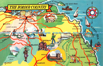 R399895 The Border Country Map Colourmaster International GS441 Precision PT3605