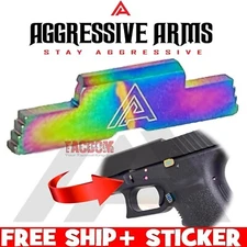 AGGRESSIVE ARMS RAINBOW SLIDE LOCK TAKE DOWN RELEASE GL0CK 20 21 29 30 36