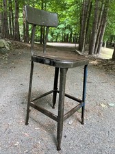 Lloyd metals products industrial Stool, Green, Patina￼, Aurora IL, Very sturdy
