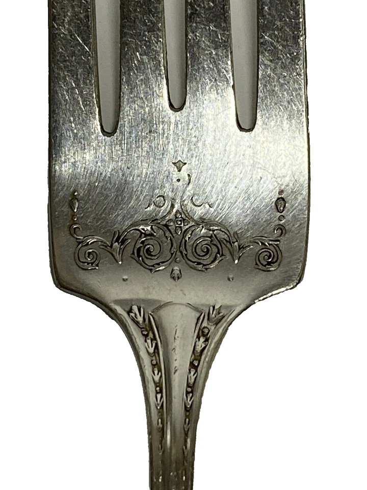 Sheraton 1910 by Community Plate Antique Silver Plate Salad Fork 6 1/4 Inches - Image 2 of 4