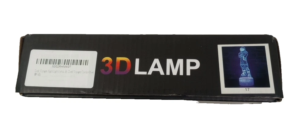Luz noturna Fortnite Dark Voyager 3D LED – Presente para jogadores – Decoração com base craquelada - Imagem 4 de 4