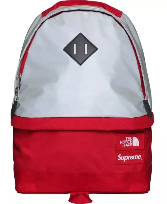 SAC À DOS RÉFLÉCHISSANT SUPREME NORTH FACE BERKELEY 3M NEUF ROUGE