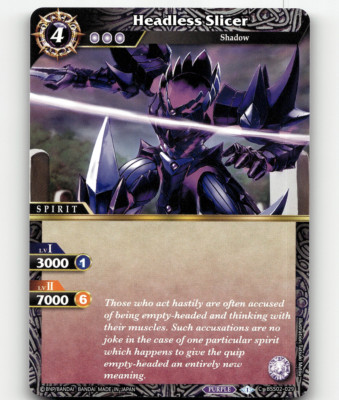 Battle Spirits Saga - Headless Slicer - False Gods