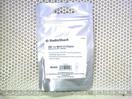 Adattatore scanner tipo RadioShack UHF a Motorola # 278-208 2780208 accoppiatore - Foto 2 di 5