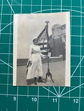 WWI Era Nurse Photo in front of Flag African ...