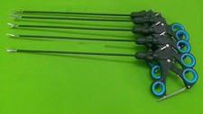 SS 5 Pcs Basic Laparoscopic Set Laparoscopy Forceps Grasper Scissor 5mm X 330mm