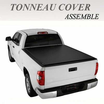 Lock Tri Fold Soft Tonneau Cover Fit 2014 2019toyota Tacoma 5ft 60in Short Bed