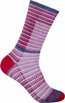 WRIGHTSOCK Profi Sportsocke Coolmesh II - anti-blasen -rot-grau-marine lang CREW