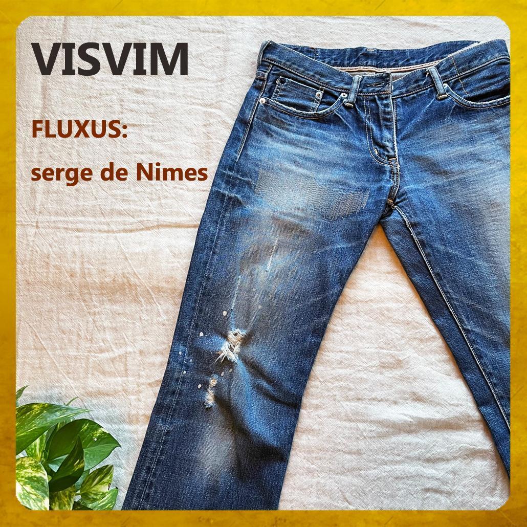 VISVIM FULUXUS serge de Nimes size 2 M blue | eBay