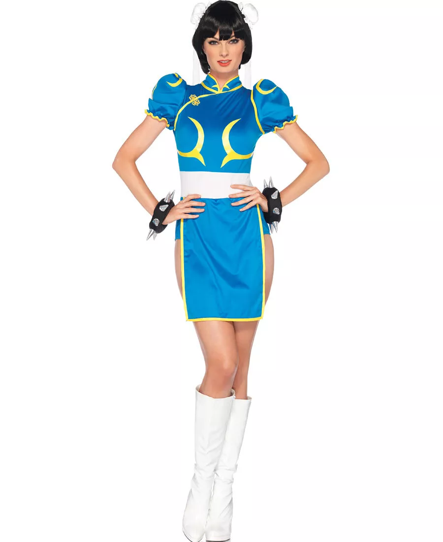 Plus size chun li costume deals