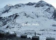 Digital Image Picture Photo Pic Sissu Valley India snow mountains clouds SIS 016