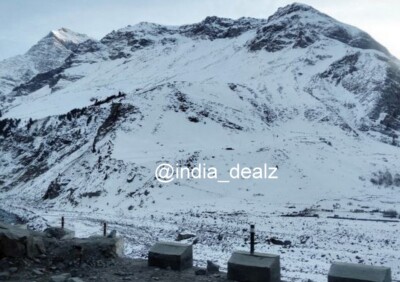 Digitalbild Bild Foto Pic Sissu Tal Indien Schnee Berge Wolken SIS 016