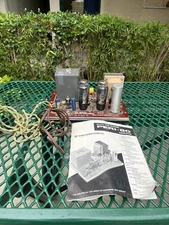 Vintage Mono Peri  50 Watt Power Amplifier El37 Tubes For Restoration Single