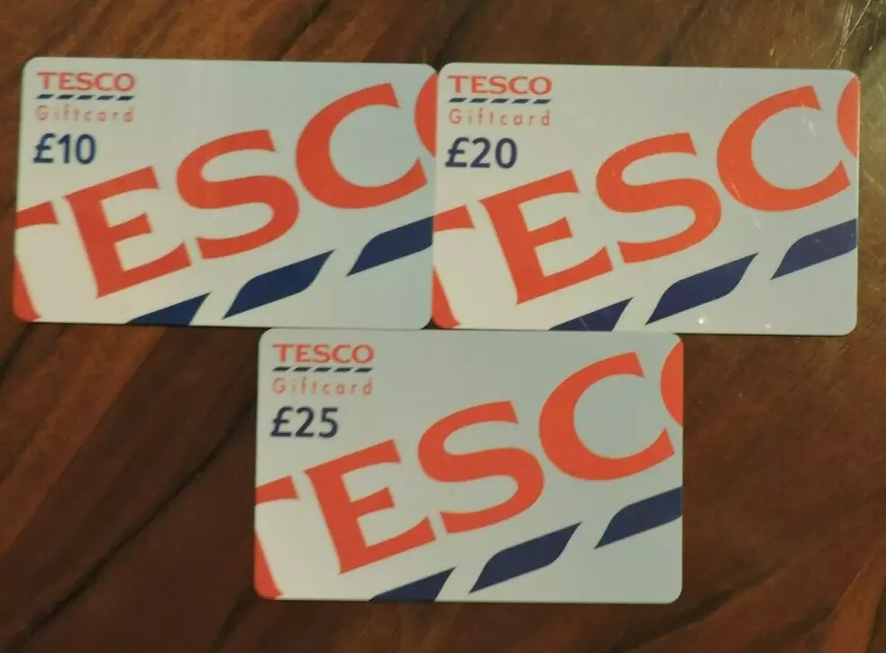 Tesco gift sale vouchers