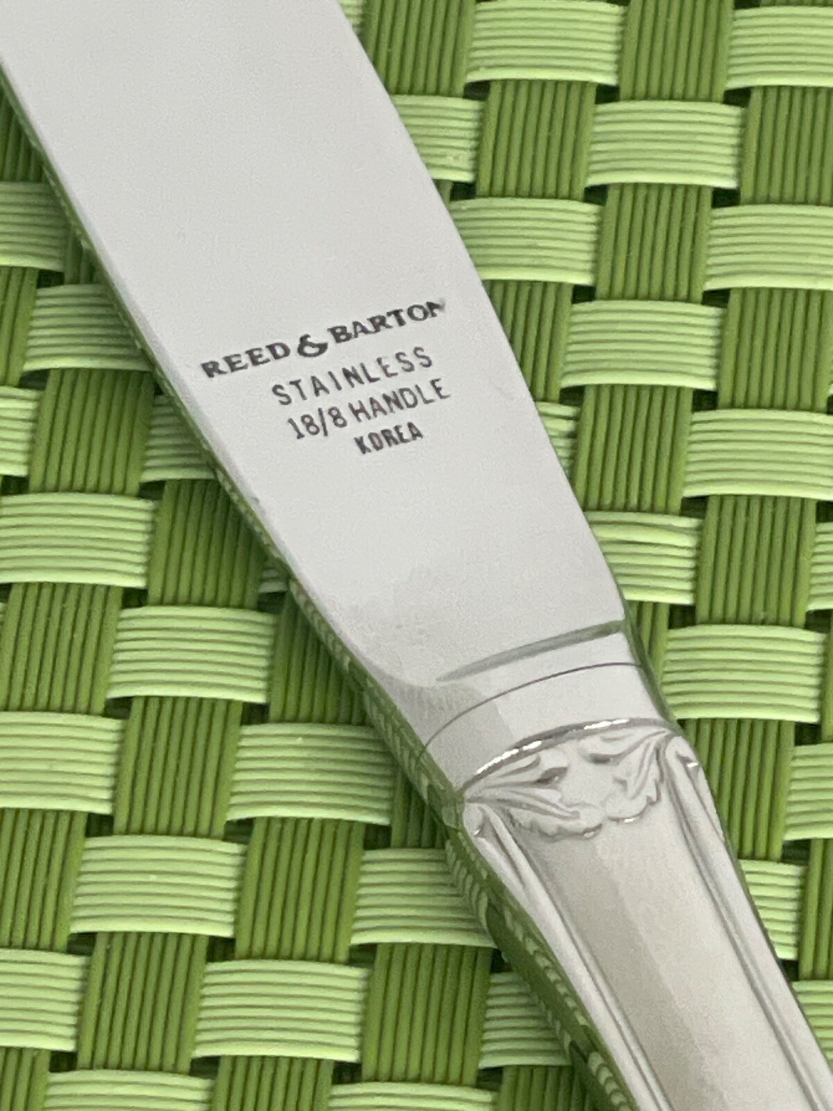 Reed & Barton COUNTRY FRENCH Stainless Dinner Knife 18/8 Korea Flatware