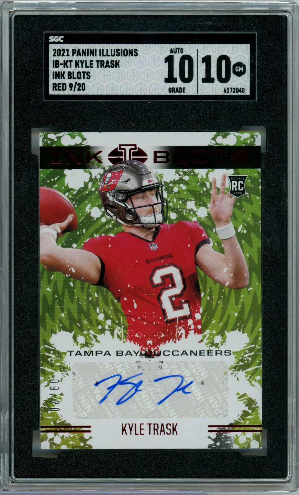 Kyle Trask Panini Illusions Ink Blots #IBKT Base