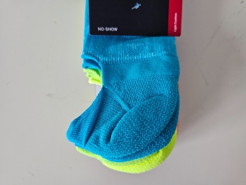 NWT LULULEMON Power Stride Socks Men's Medium 5-Pack Blue Green Yellow Orange - Picture 3 of 9