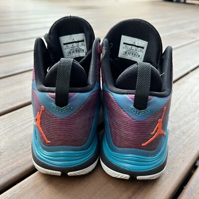 Nike Air Jordan Super Fly 3 Plum Blue Flight Plate Sneaker Size 7Y