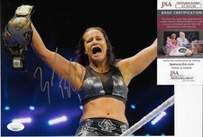 Autographed Wrestling Shayna Baszler WWE NXT 8x10 Photo #12 w JSA Authentication
