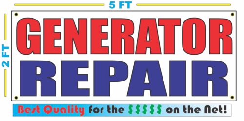 GENERATOR REPAIR Banner Sign NEW Larger Size Best Quality for the $$$ - Picture 1 of 3