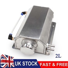 2L Aluminum Alloy Coolant Reservoir Tank Radiator Expansion Tank Overflow Tank