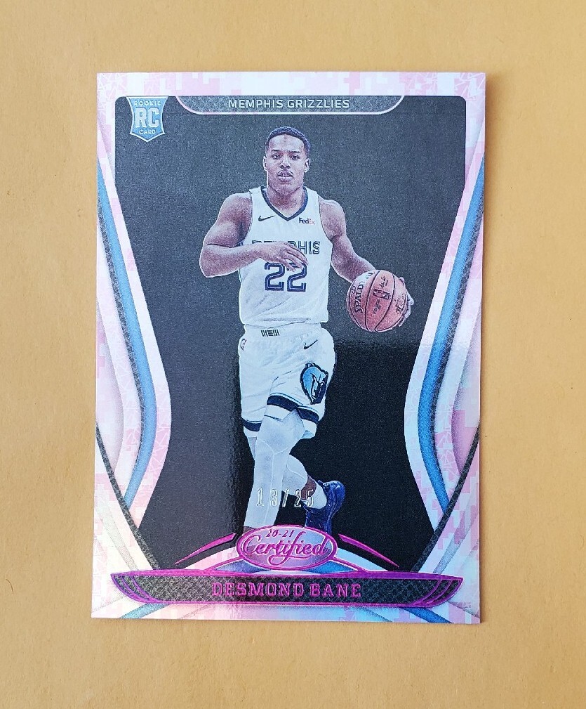 2020-21 Certified Mirror Camo /25 Desmond Bane #171 Rookie RC SSP