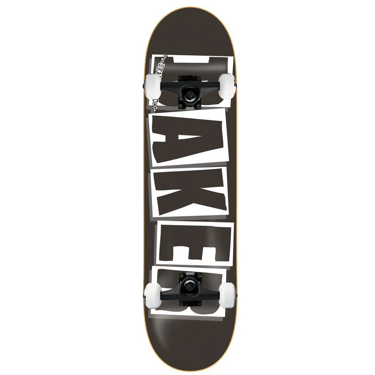 BAKER Skateboard Complete LOGO BLACK WHITE 8.125