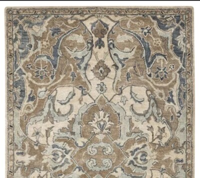 Pottery Barn Channing Hand Tufted 100% Wool Area Rugs & Carpet Home Decor 