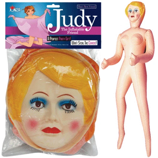 LOFTUS INTERNATIONAL BLOW UP DOLL GIRL FEMALE JUDY INFLATABLE BLOWUP BACHELOR PARTY GAG GIFT