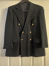 Vintage 70s Polo Ralph Lauren Double Breasted 100 Wool Blazer Captains Jacket