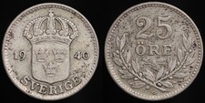 1940 Sweden 25 ore